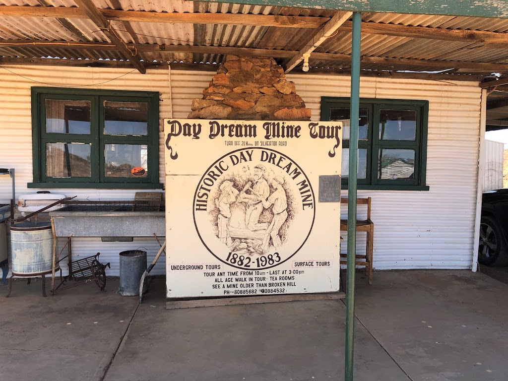 Historic Daydream Mine | tourist attraction | 20 Klms along Turn right go 12.8 klms, Silverton Rd, Silverton NSW 2880, Australia | 0427885682 OR +61 427 885 682