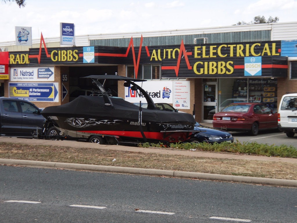 Gibbs Auto Electrical & Natrad Radiator Services | car repair | 55 Nettlefold St, Belconnen ACT 2617, Australia | 0262514133 OR +61 2 6251 4133