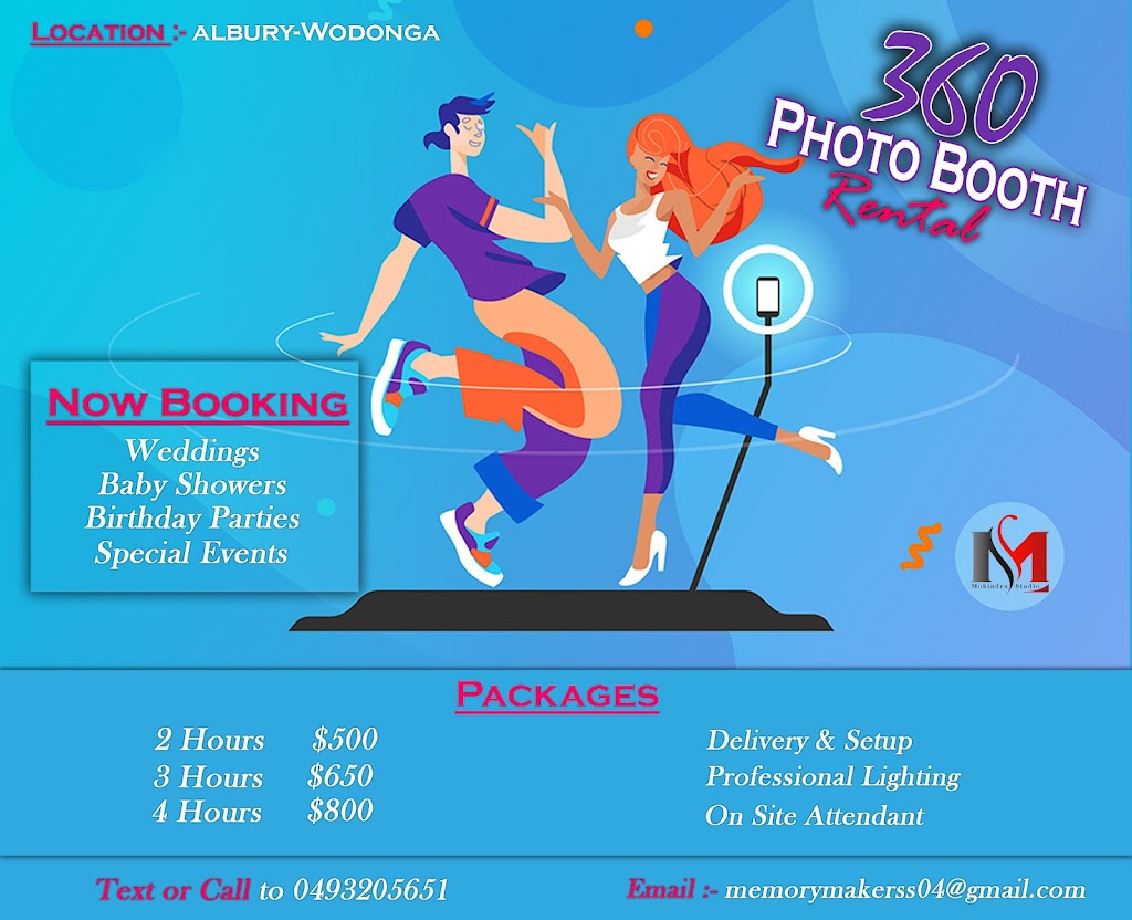 360 Photo Booth Rentals by Mohindra Studio | Streets Rd, Leneva VIC 3691, Australia | Phone: 0493 205 651