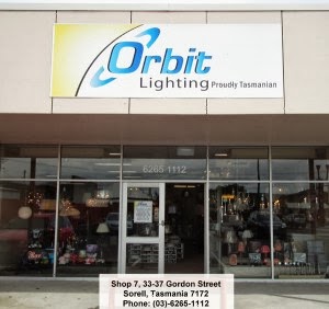 Orbit Lighting | home goods store | 7/33-37 Gordon St, Sorell TAS 7172, Australia | 0362651112 OR +61 3 6265 1112