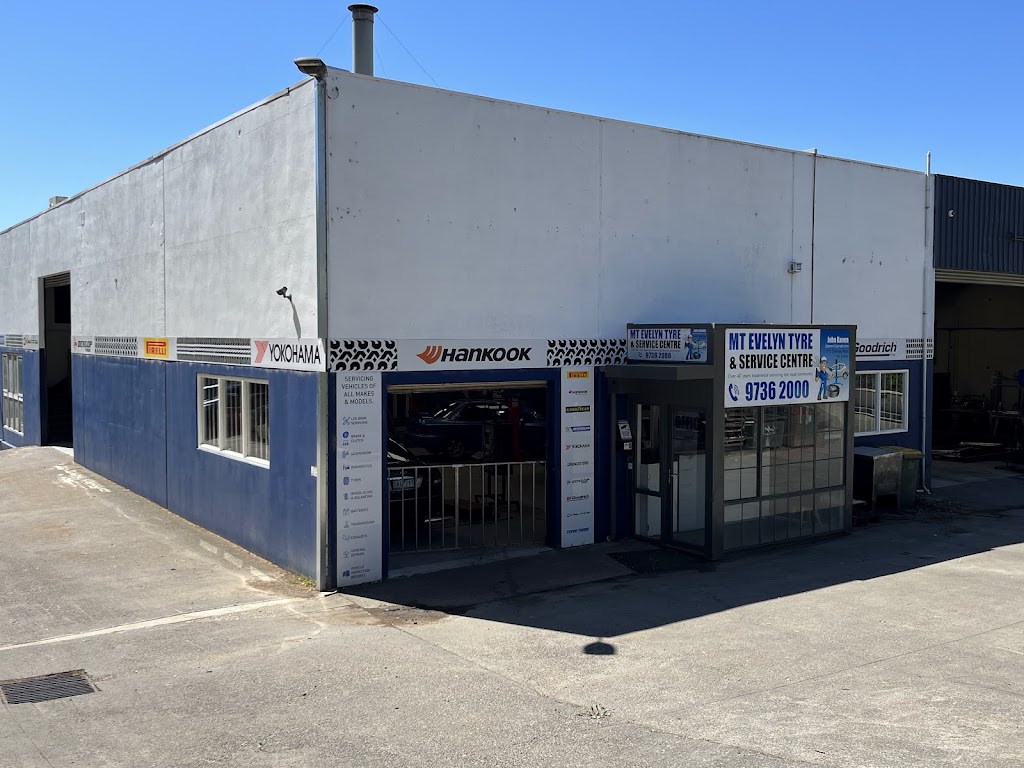 Mt Evelyn Tyre & Service Centre | Unit 1/11 Clancys Rd, Mount Evelyn VIC 3796, Australia | Phone: (03) 9736 2000