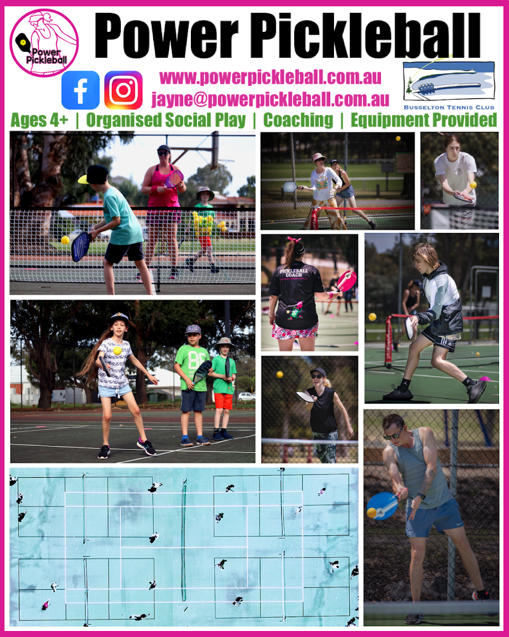 Power Pickleball |  | 3 Carey St, Busselton WA 6280, Australia | 0417950474 OR +61 417 950 474