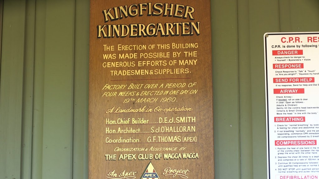 KU Kingfisher Preschool | school | Bolger Ave, Wagga Wagga NSW 2650, Australia | 0269251650 OR +61 2 6925 1650