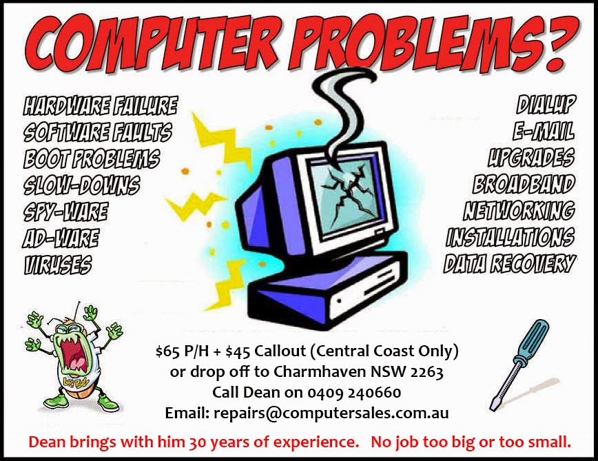 Computer Repairs Central Coast | 3 Panorama Ave, Charmhaven NSW 2263, Australia | Phone: 0409 240 660