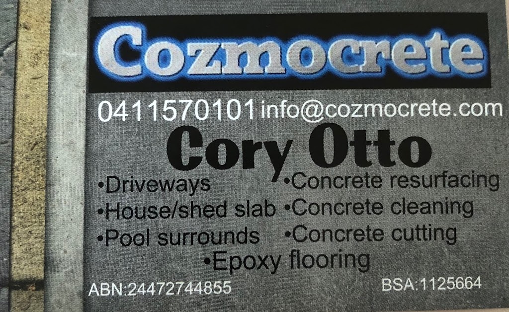 Cozmocrete concrete services | general contractor | 14 Colman Cres, Burrum River QLD 4659, Australia | 0411570101 OR +61 411 570 101