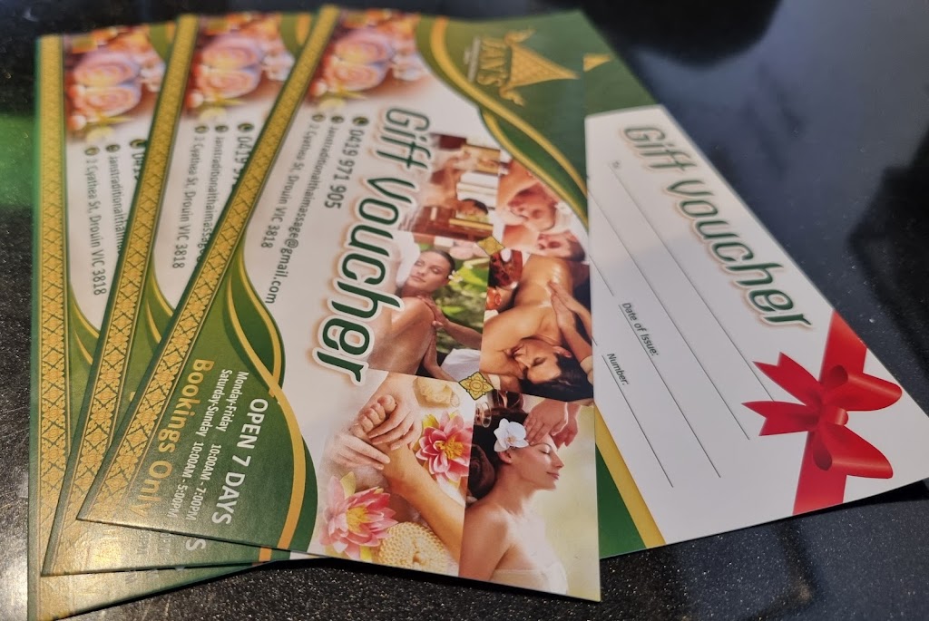 Jans Traditional Thai Massage Drouin | 2 Cyathea St, Drouin VIC 3818, Australia | Phone: 0419 971 905