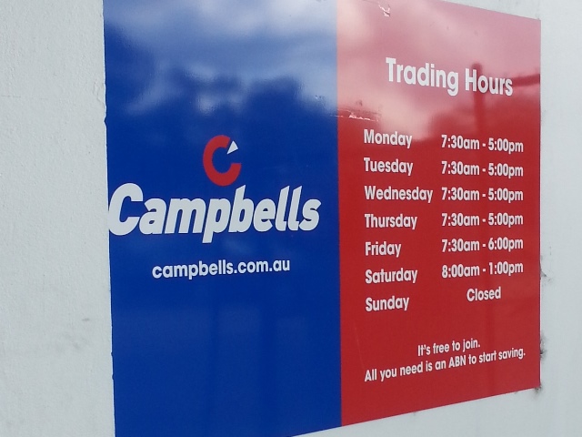 Campbells | 99 Bell St, Preston VIC 3072, Australia | Phone: (03) 9416 9800