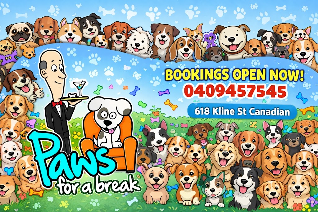 Pawsforabreak | 618 Kline St, Canadian VIC 3350, Australia | Phone: 0409 457 545