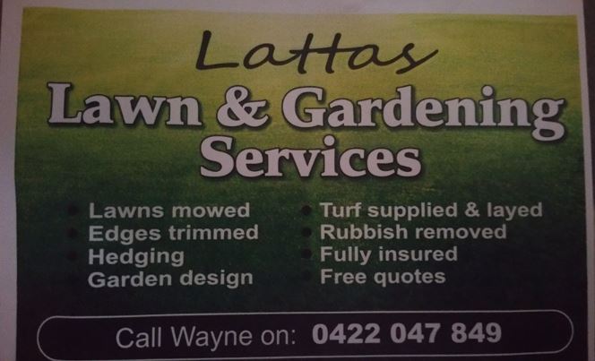 Lattas lawn and gardening services | 1 Cedar Wattle Pl, Narellan Vale NSW 2567, Australia | Phone: 0409 988 805