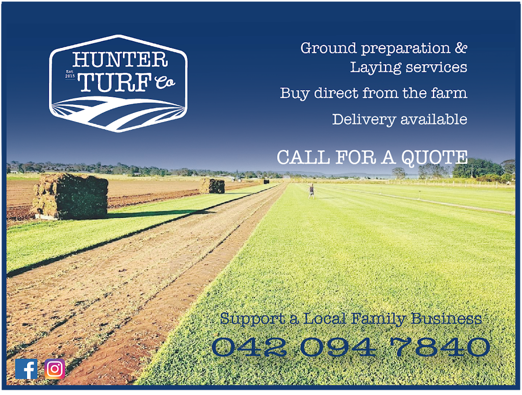Hunter Turf Co |  | 99 Mckimms Rd, Largs NSW 2320, Australia | 0477058873 OR +61 477 058 873