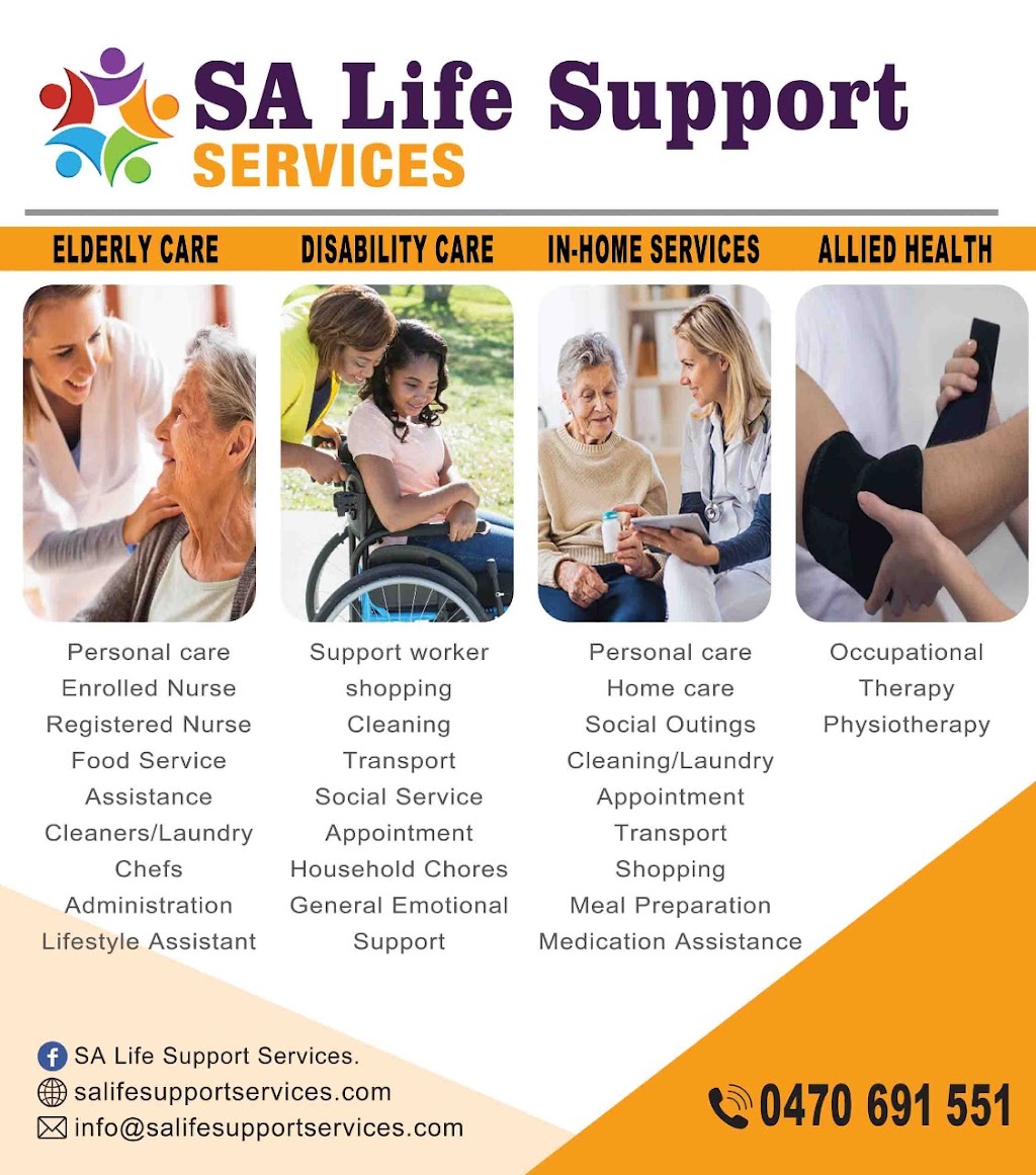 SA Life Support Services |  | 6 East Ave, Beverley SA 5009, Australia | 0470691551 OR +61 470 691 551