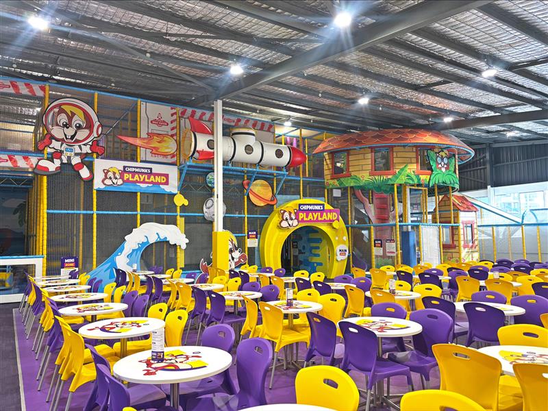 Chipmunks Playland & Café St Marys | 382-396 Great Western Highway, Entry via, Sainsbury St, St Marys NSW 2760, Australia | Phone: (02) 6331 9804
