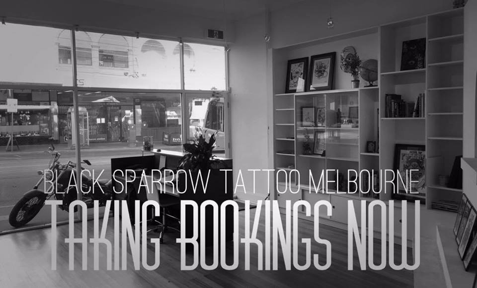 Black Sparrow Tattoo Melbourne | store | 75 Bemersyde Dr, Berwick VIC 3806, Australia | 0422607755 OR +61 422 607 755