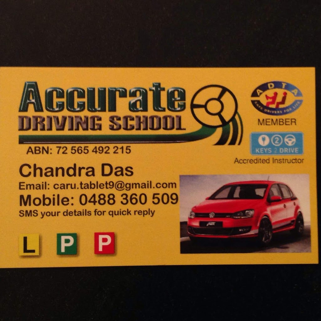 Accurate Driving School - Wyndham | 13 Discovery Dr, Tarneit VIC 3029, Australia | Phone: 0488 360 509