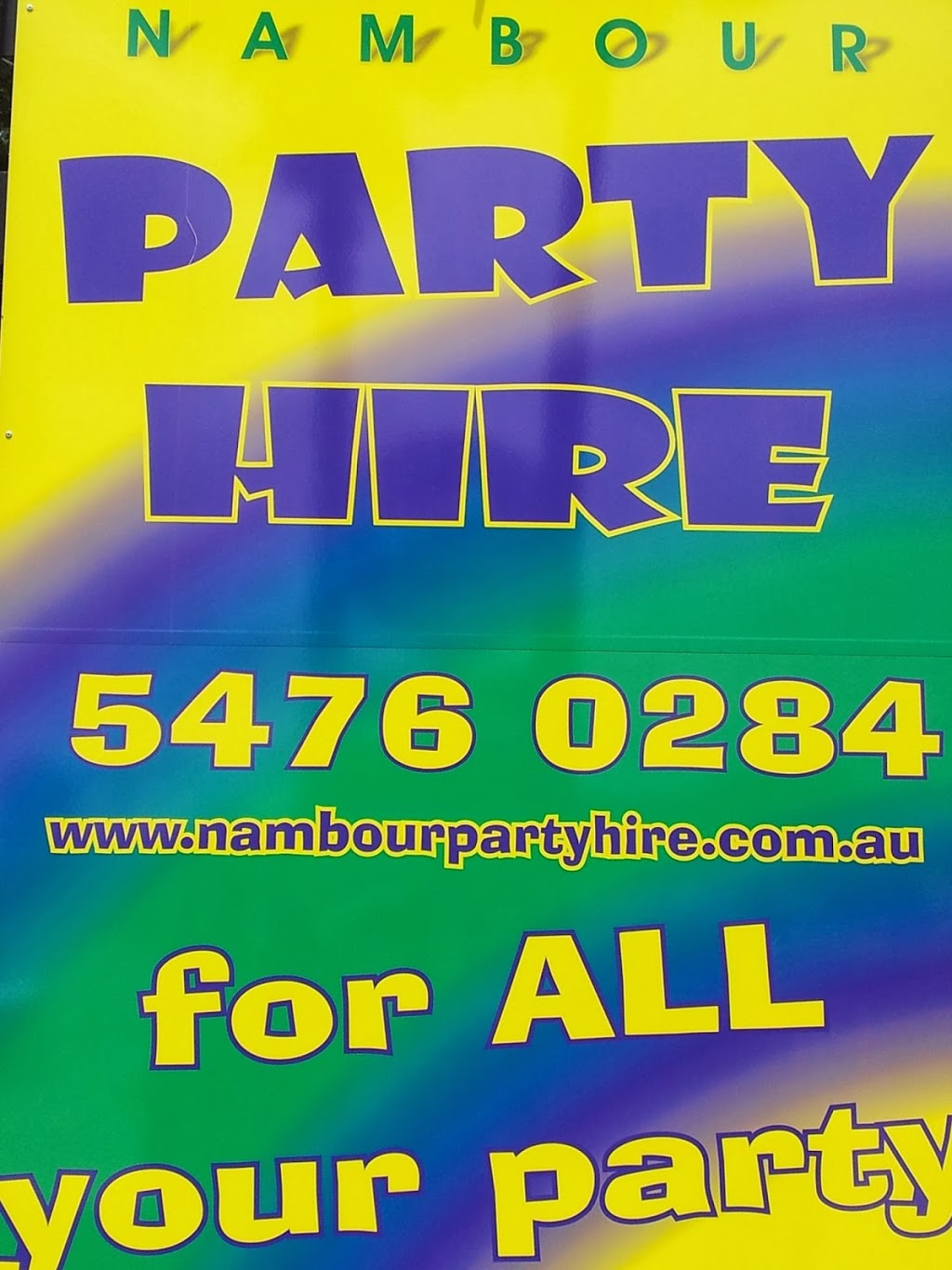 Nambour Party Hire | home goods store | 17 Florence St, Nambour QLD 4560, Australia | 0754760284 OR +61 7 5476 0284