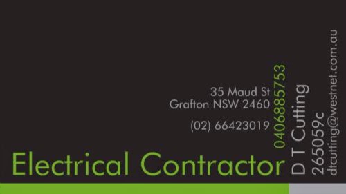 D T Cutting | electrician | 35 Maud St, Grafton NSW 2460, Australia | 0406885753 OR +61 406 885 753