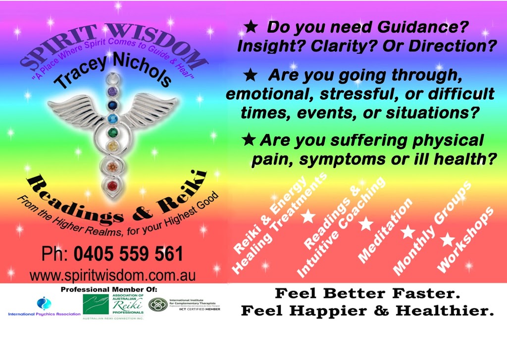 Spirit Wisdom Tracey Nichols | 8 Barton St, East Maitland NSW 2323, Australia | Phone: 0405 559 561