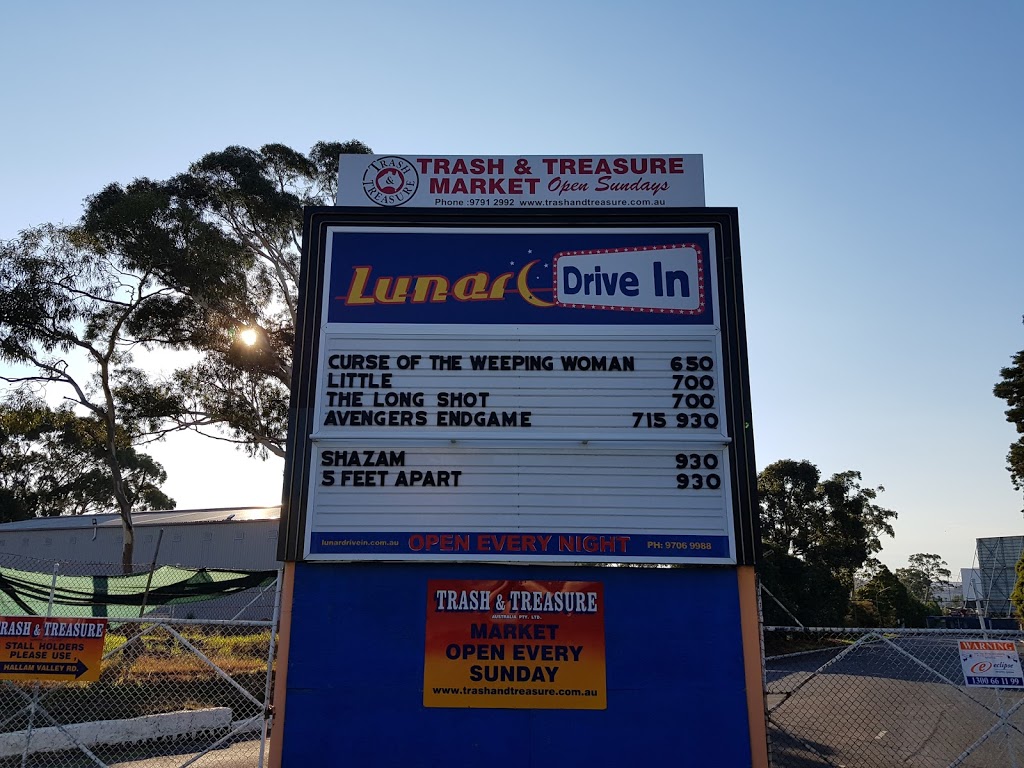 Lunar Drive-in | movie theater | 115 S Gippsland Hwy, Dandenong VIC 3175, Australia | 0397069988 OR +61 3 9706 9988