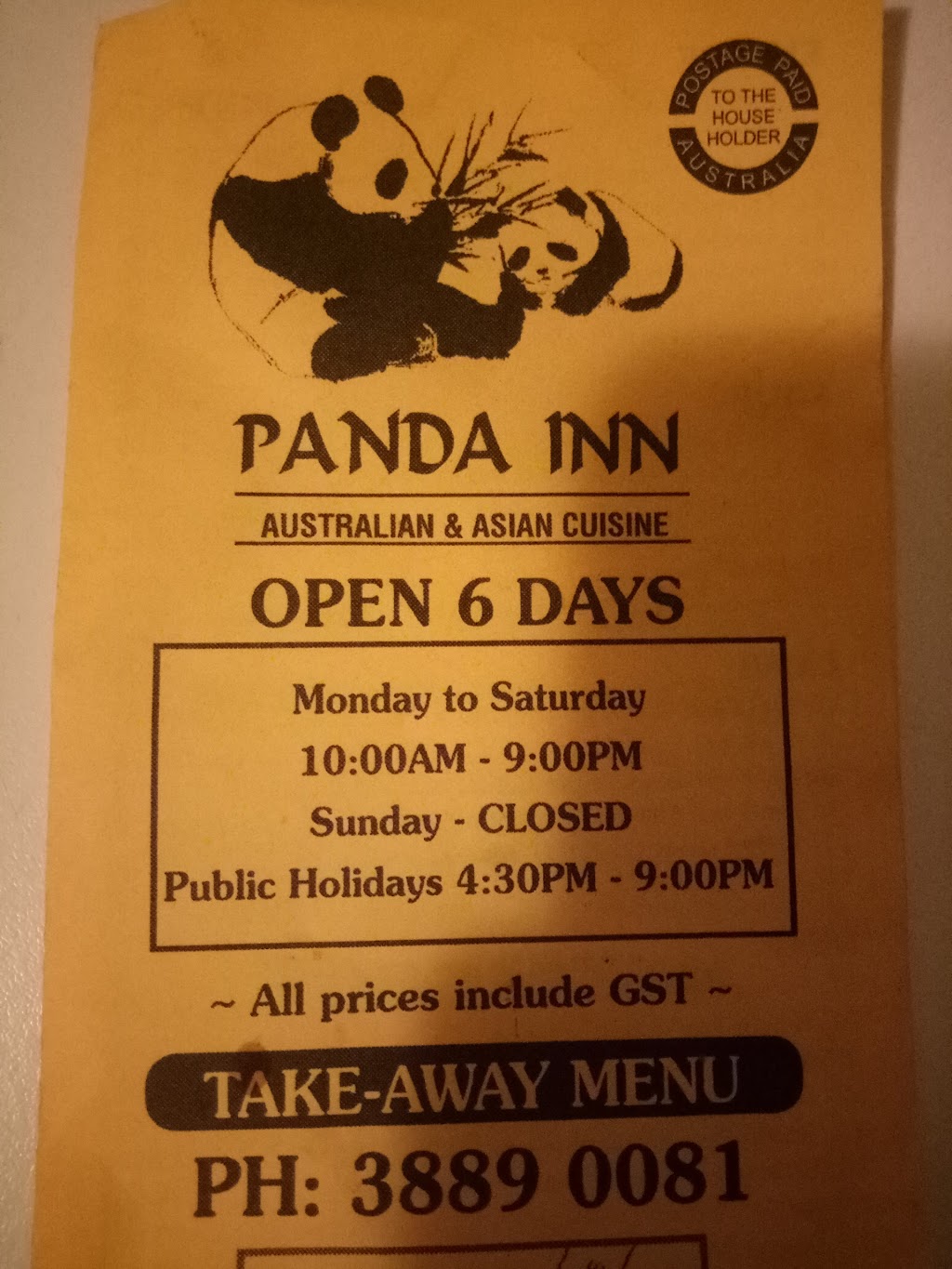 Panda Inn | 7 Dayboro Rd, Petrie QLD 4502, Australia | Phone: 0431 904 679