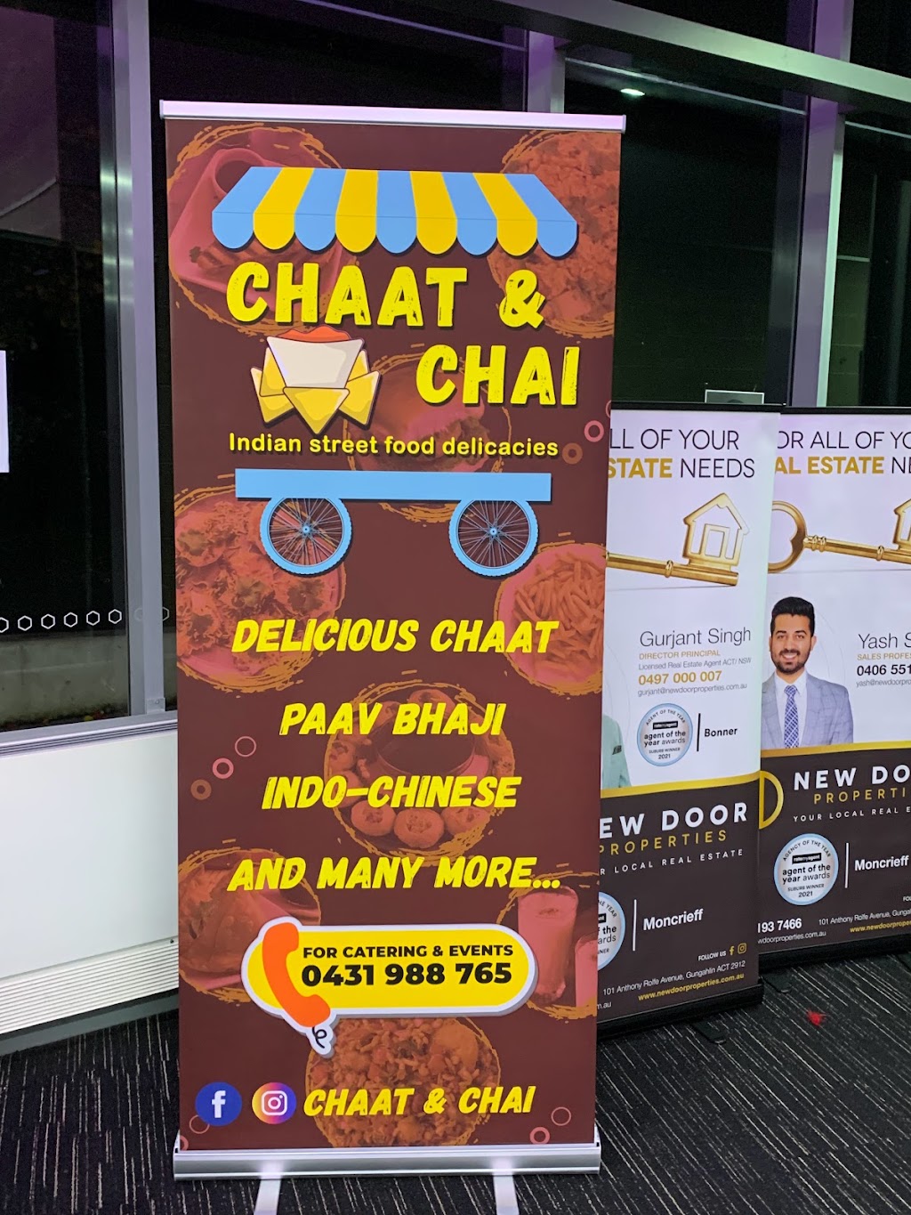 Chaat and chai | Intersection of Trundle street and, Grenfell Ave, Taylor ACT 2913, Australia | Phone: 0431 988 765
