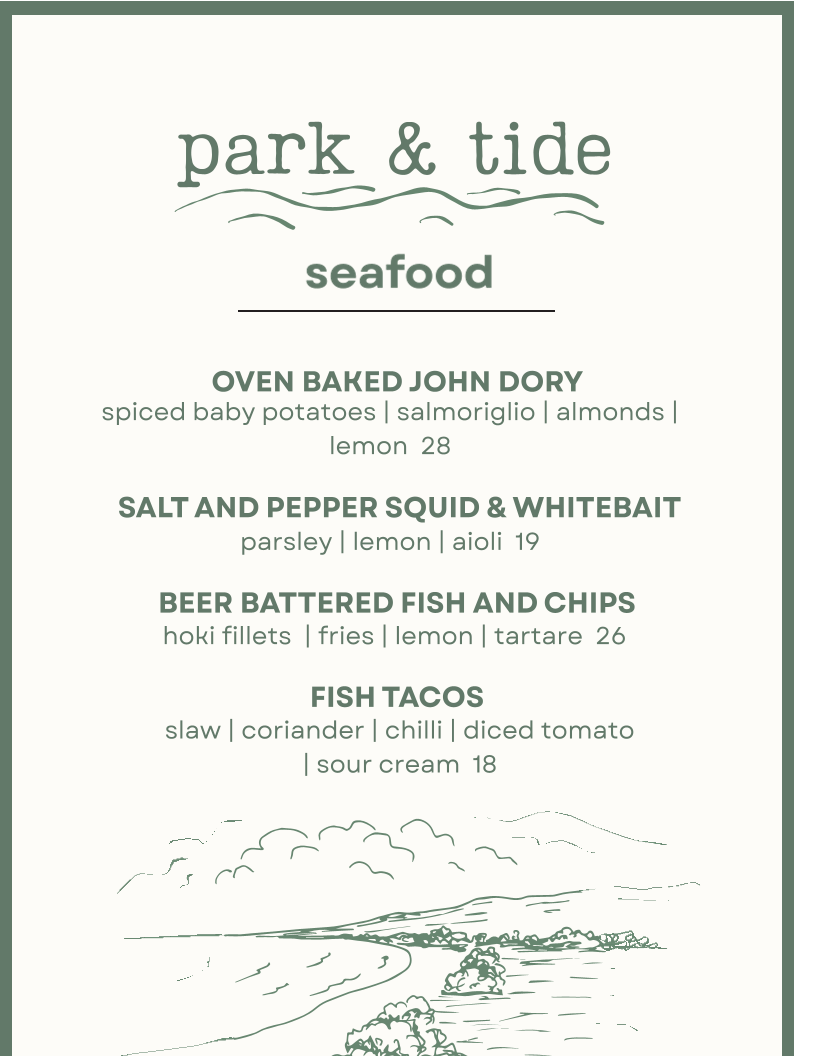 Park and Tide | 2A Station St, Stanwell Park NSW 2508, Australia | Phone: 0431 520 812