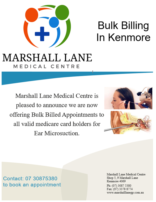 Marshall Lane Medical Centre | doctor | 5/9 Marshall Ln, Kenmore QLD 4069, Australia | 0730875380 OR +61 7 3087 5380
