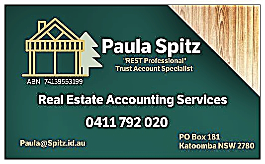 Real Estate Accounting Services | real estate agency | 12 Carlton St, Katoomba NSW 2780, Australia | 0411792020 OR +61 411 792 020
