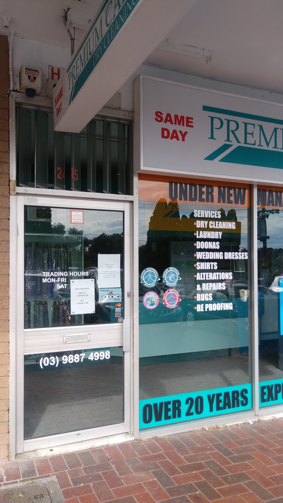 Premium Care Dry Cleaning | laundry | 245 Stud Rd, Wantirna South VIC 3152, Australia | 0398874998 OR +61 3 9887 4998