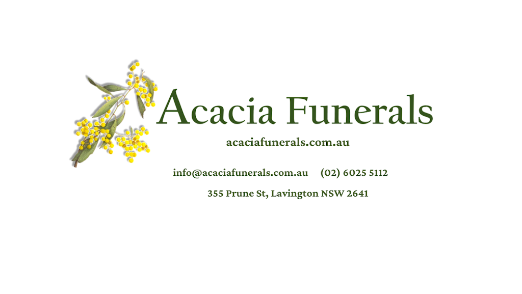 Acacia Funerals | 355 Prune St, Lavington NSW 2641, Australia | Phone: 0498 222 333