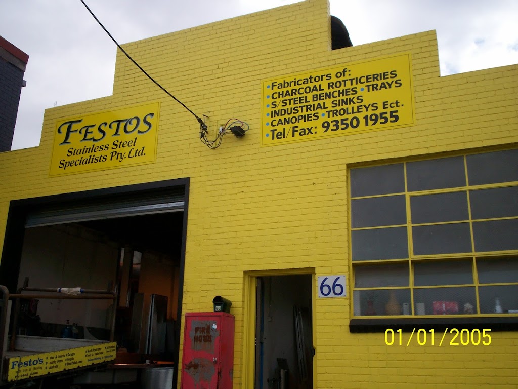 Festos Stainless Steel Specialist | 66 Bakers Rd, Coburg North VIC 3058, Australia | Phone: (03) 9350 1955