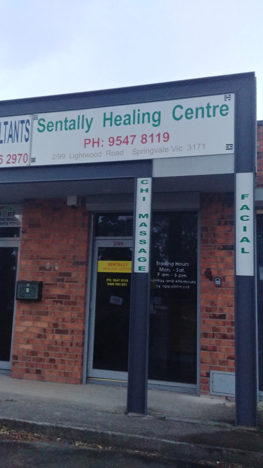 Sentally Healing Centre | 2/99 Lightwood Rd, Springvale VIC 3171, Australia | Phone: 0408 993 651