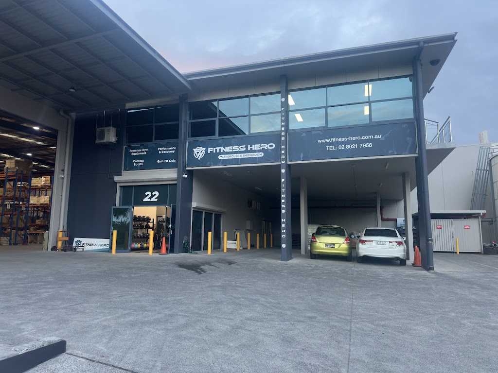 Fitness Hero Warehouse | Villawood | Access Via Birmingham Avenue ONLY, 22 Birmingham Ave, Villawood NSW 2163, Australia | Phone: (02) 8021 7958