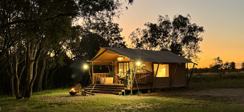 Riverbank Glamping | 111 S Wolskis Rd, Boonarga QLD 4413, Australia | Phone: 0421 935 843