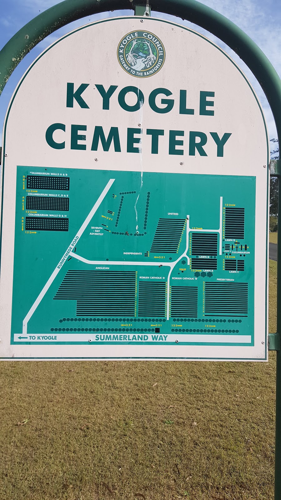 Kyogle Cemetery | cemetery | Cnr Summerland Rd & South, Runnymede Rd, Kyogle NSW 2474, Australia