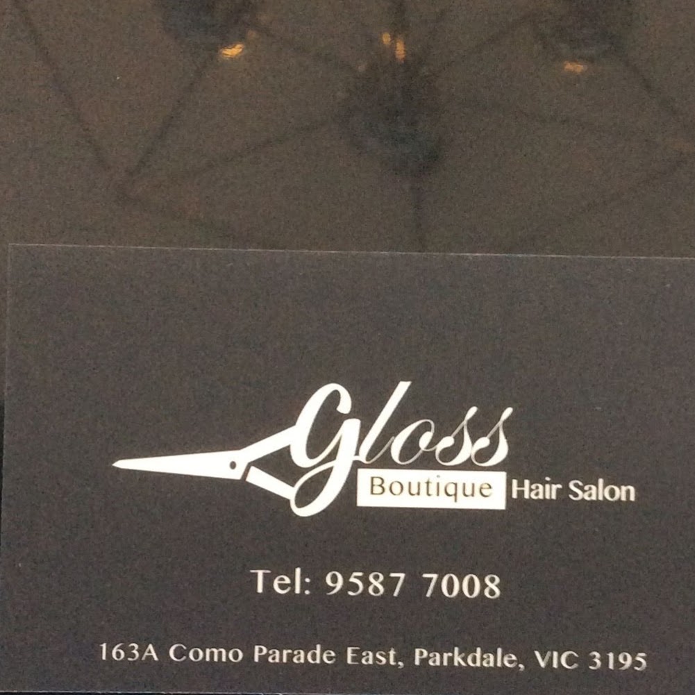 Gloss Boutique Hair Salon | hair care | 163A Como Parade E, Parkdale VIC 3195, Australia | 0395877008 OR +61 3 9587 7008