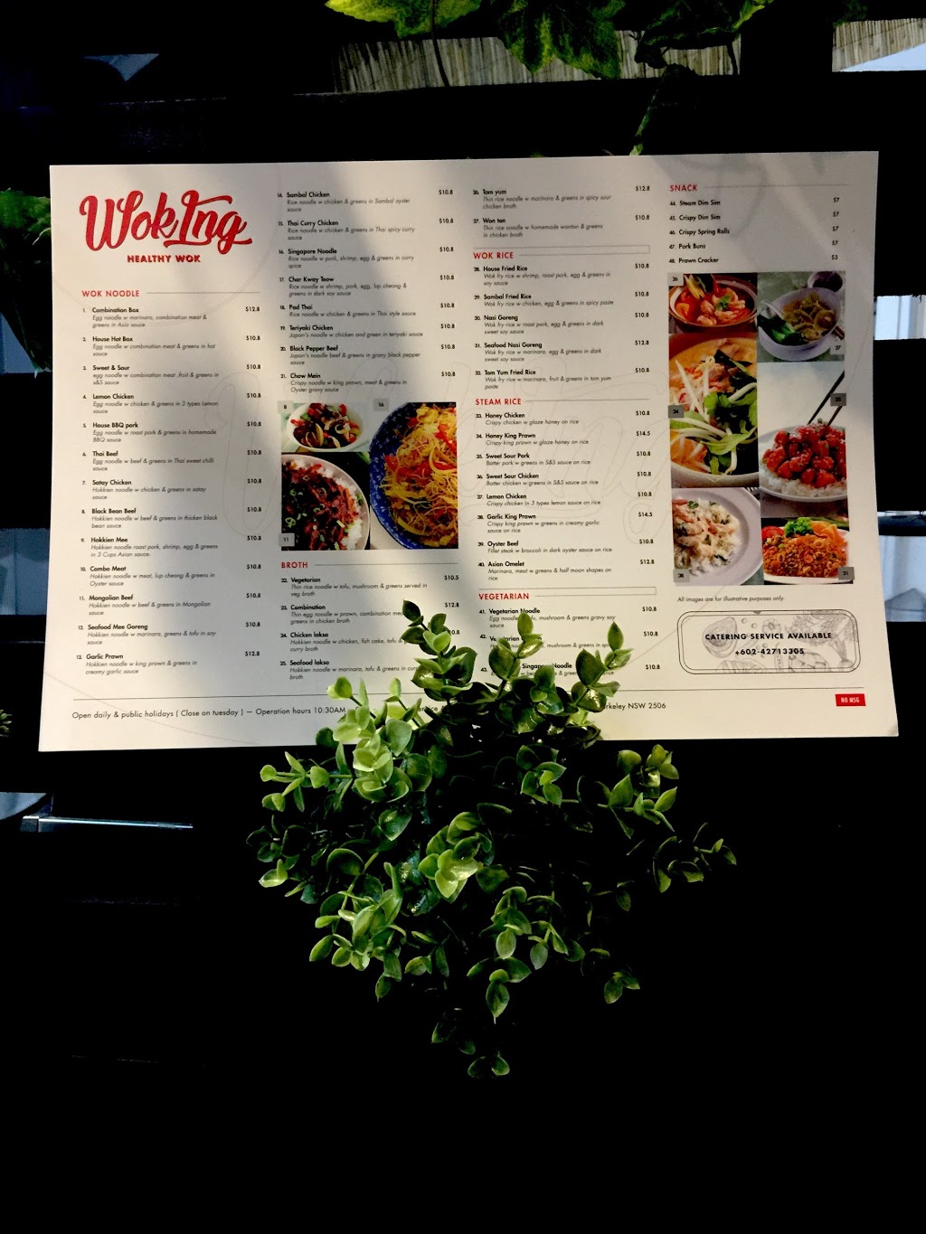 WOK ING | restaurant | 2/8 Kelly St, Berkeley NSW 2506, Australia | 0242713305 OR +61 2 4271 3305