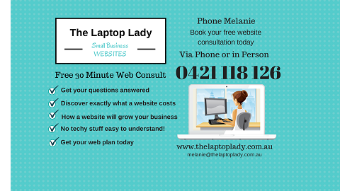 The Laptop Lady - Websites for Small Business | 45 Henley Rd, Glenrowan VIC 3675, Australia | Phone: 0421 118 126