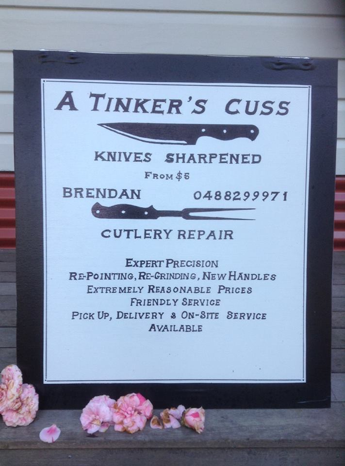 A Tinkers Cuss - Sharpening Service | store | 1474 Kyogle Rd, Uki NSW 2484, Australia | 0488299971 OR +61 488 299 971