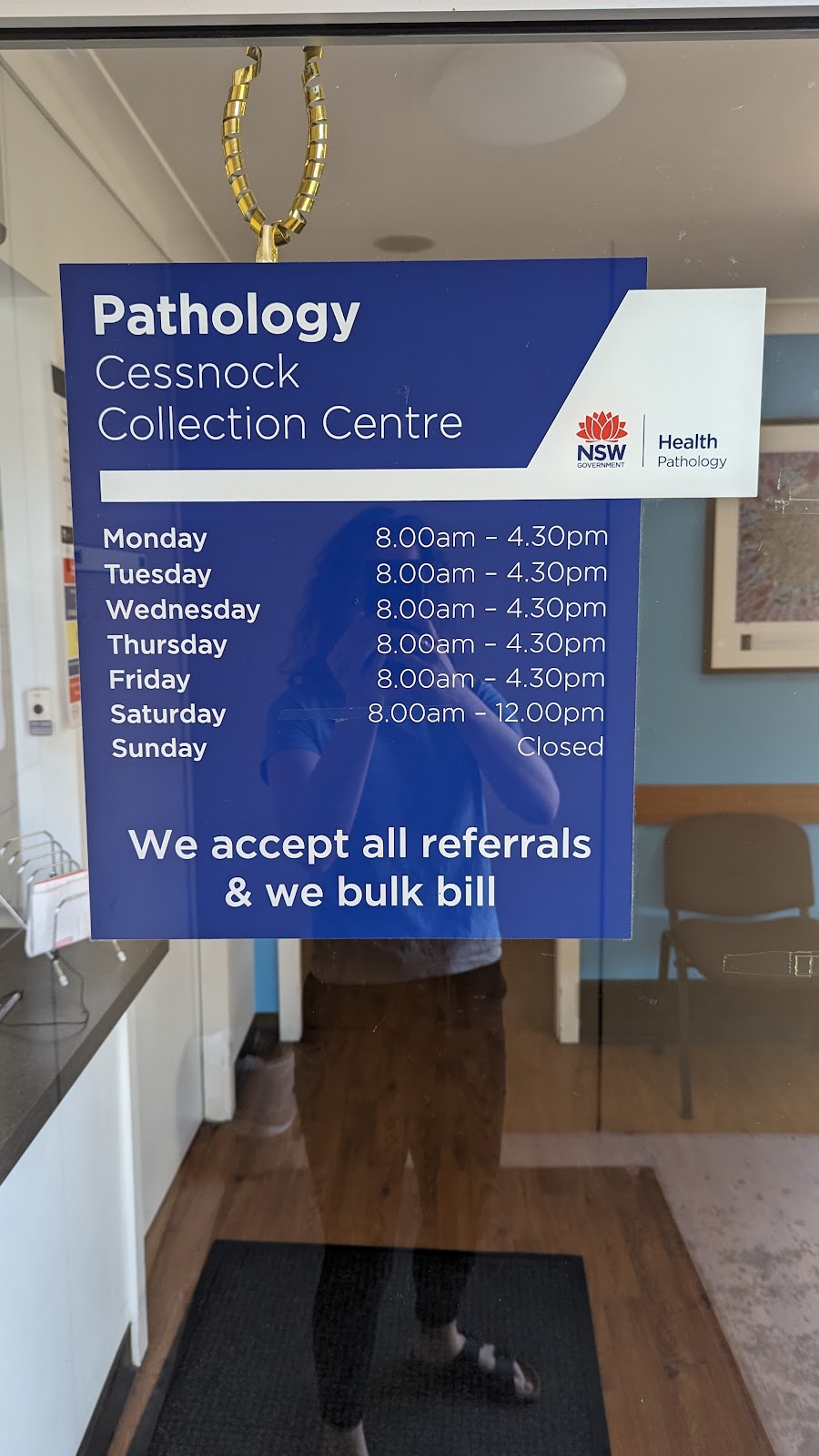 NSW Health Pathology - Collection Centre | Cessnock Hospital, 24 Foster St, Cessnock NSW 2325, Australia | Phone: (02) 4991 0497