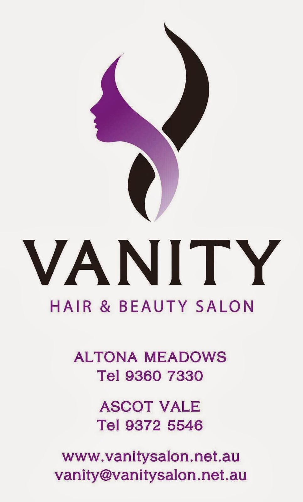 Vanity Hair and Beauty Salon | Showgrounds Village, shop 17-18/320 - 380 Epsom Rd, Flemington VIC 3031, Australia | Phone: (03) 9372 5546