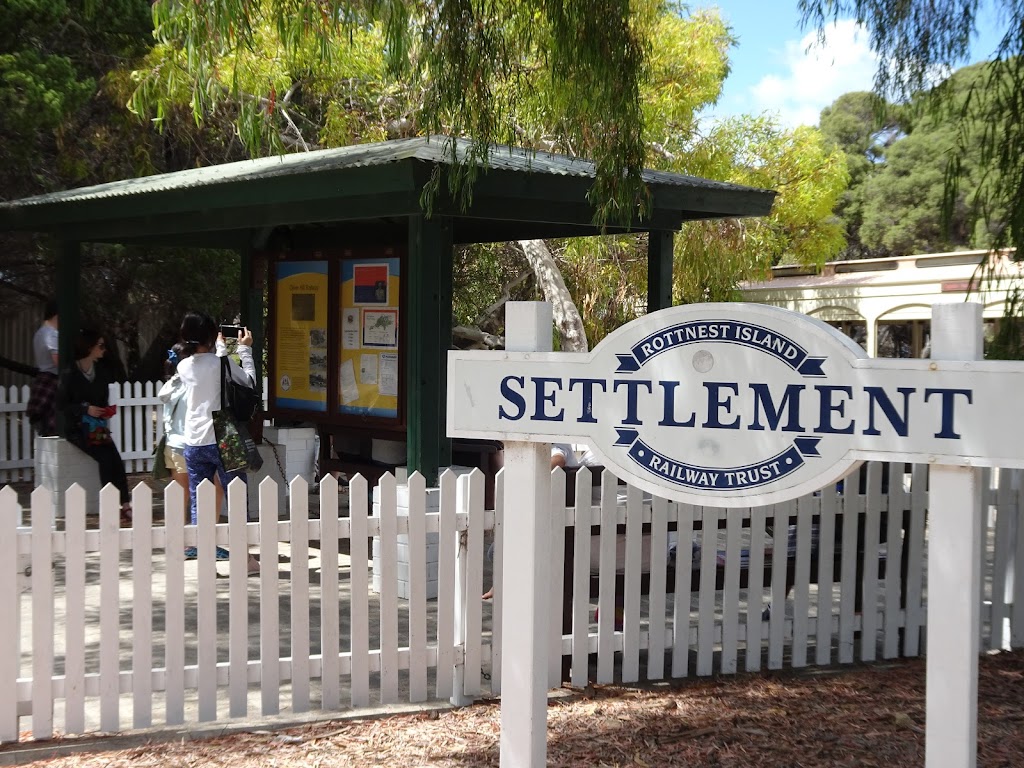Rottnest Island Settlement Train Station | tourist attraction | Brand Way, Rottnest Island WA 6161, Australia | 0893729730 OR +61 8 9372 9730