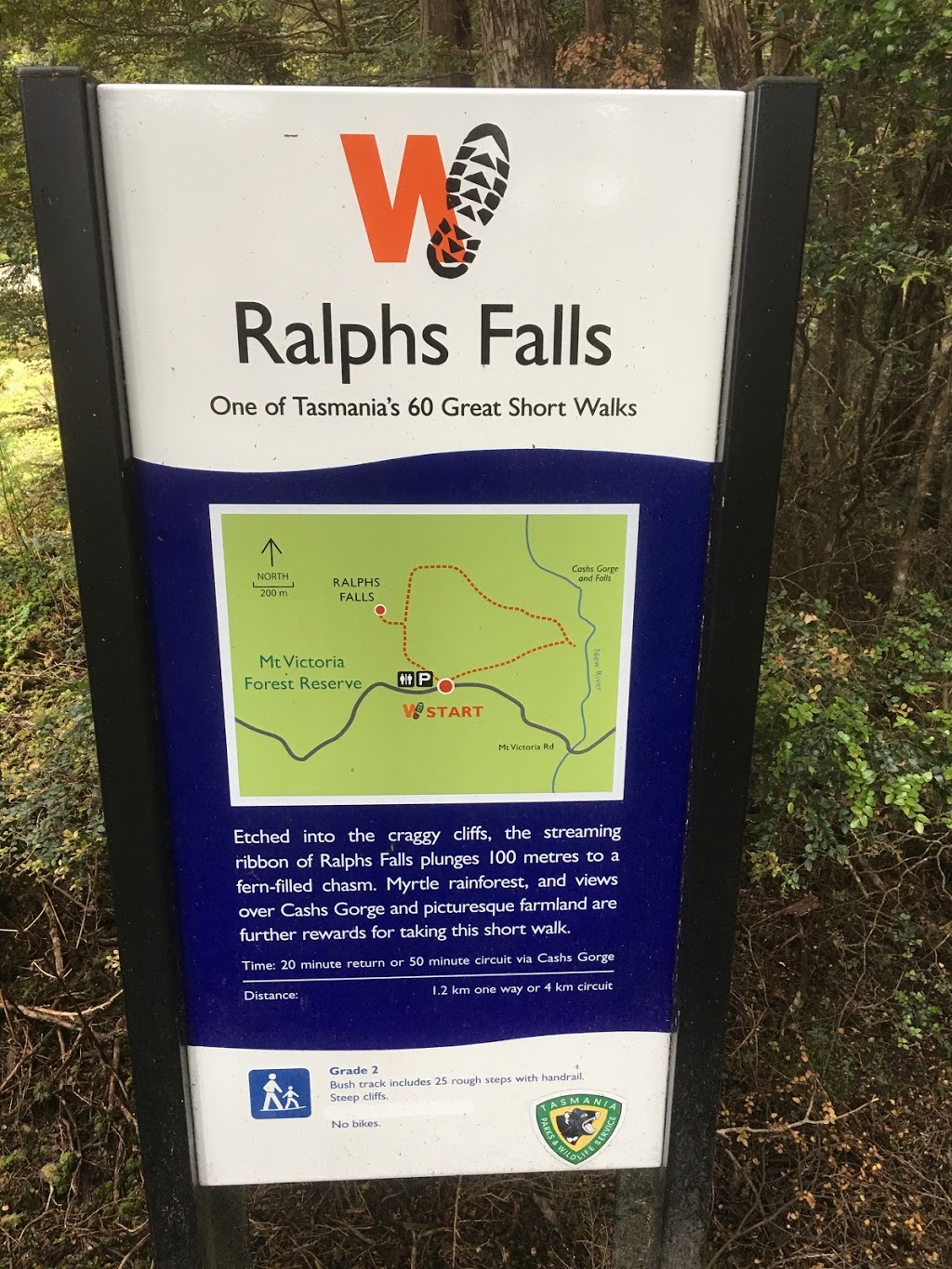 Ralph Falls Car Park | Cashs Gorge Cct, Ringarooma TAS 7263, Australia