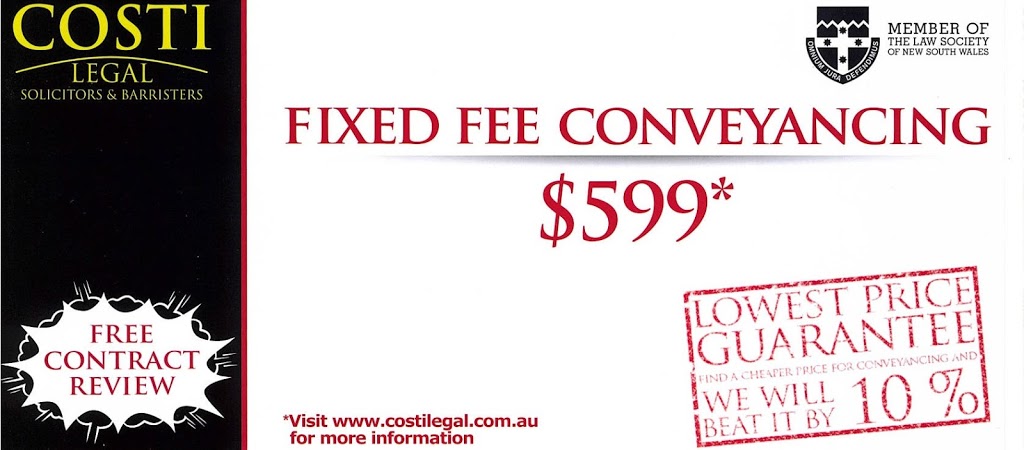Costi Legal | lawyer | 2/66 Victoria Rd, Drummoyne NSW 2047, Australia | 0291812207 OR +61 2 9181 2207