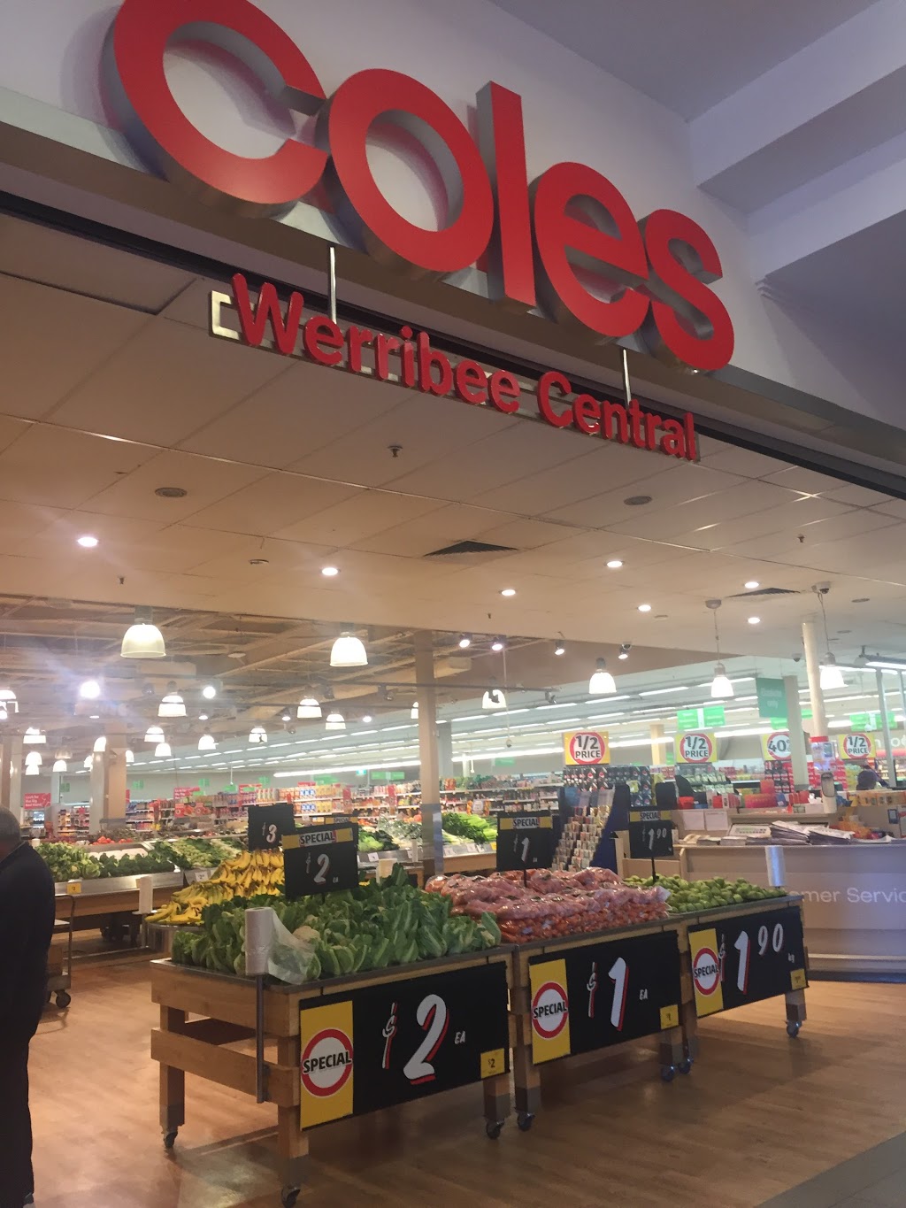 Coles | supermarket | 143 Watton St, Werribee VIC 3030, Australia | 0397412111 OR +61 3 9741 2111