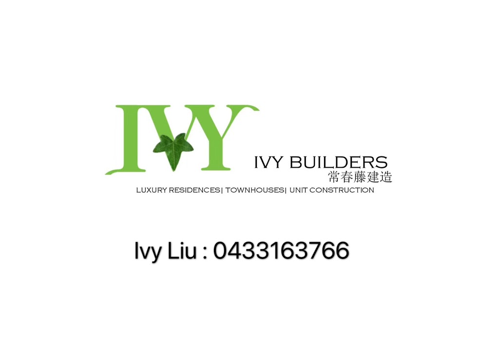 IVY BUILDERS PTY LTD | general contractor | Glen Waverley VIC 3150, Australia | 0433163766 OR +61 433 163 766