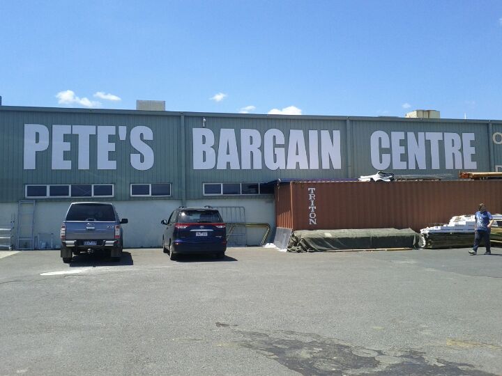 Petes Bargain Centre | hardware store | 274 Maroondah Hwy, Chirnside Park VIC 3116, Australia | 0398709577 OR +61 3 9870 9577