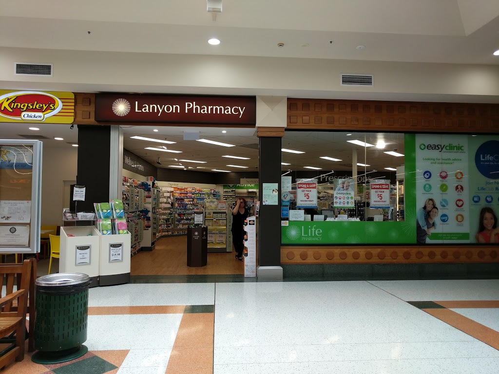 Lanyon Australian Pharmacy | pharmacy | Shop 17 Box Lanyon Market place Hill Ave, Conder ACT 2906, Australia | 0262848555 OR +61 2 6284 8555