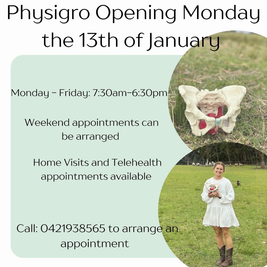 Physigro Paediatric and Pelvic Health Physiotherapy | Indoor Sports Centre, 189 Herbert St, Glen Innes NSW 2370, Australia | Phone: 0421 938 565