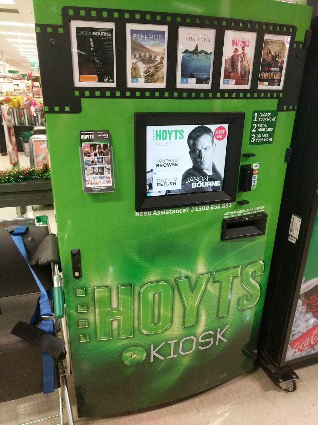HOYTS Kiosk | movie rental | Main St, Burdell QLD 4818, Australia | 1300656893 OR +61 1300 656 893