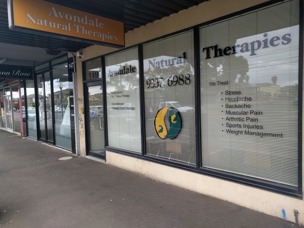 Avondale Natural Therapies | 149 Military Rd, Avondale Heights VIC 3034, Australia | Phone: (03) 9337 6988